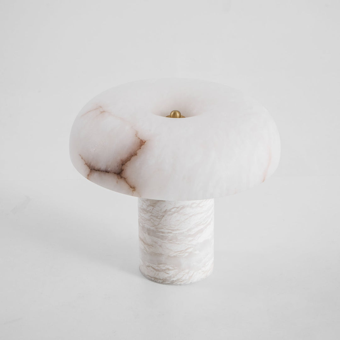Svamp Typ Alabaster Bordslampa