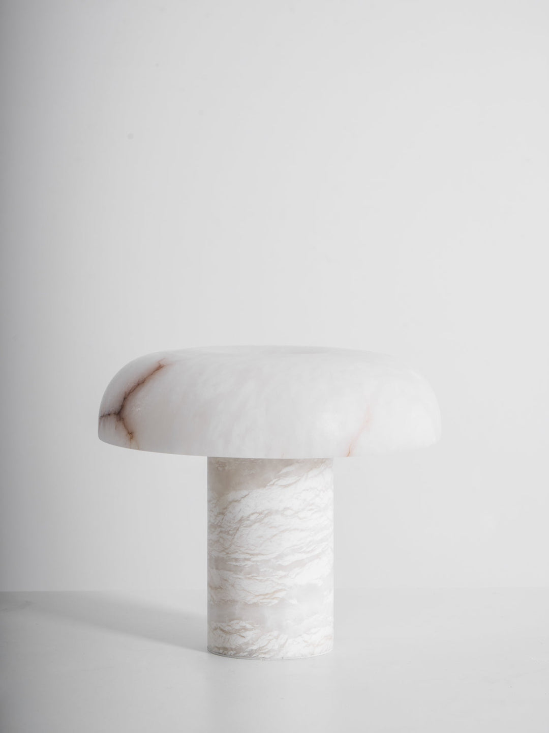 Svamp Typ Alabaster Bordslampa