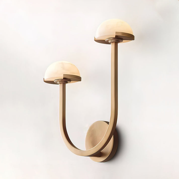 Svamp Alabaster Vägglampa