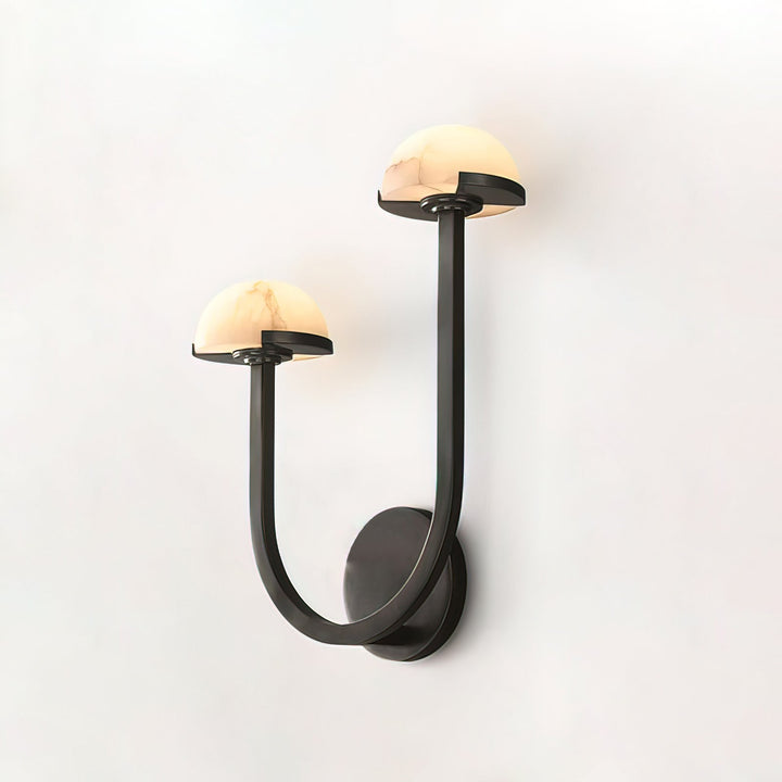 Svamp Alabaster Vägglampa