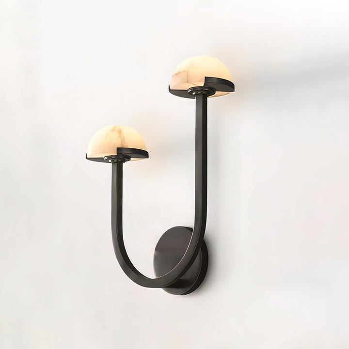 Svamp Alabaster Vägglampa