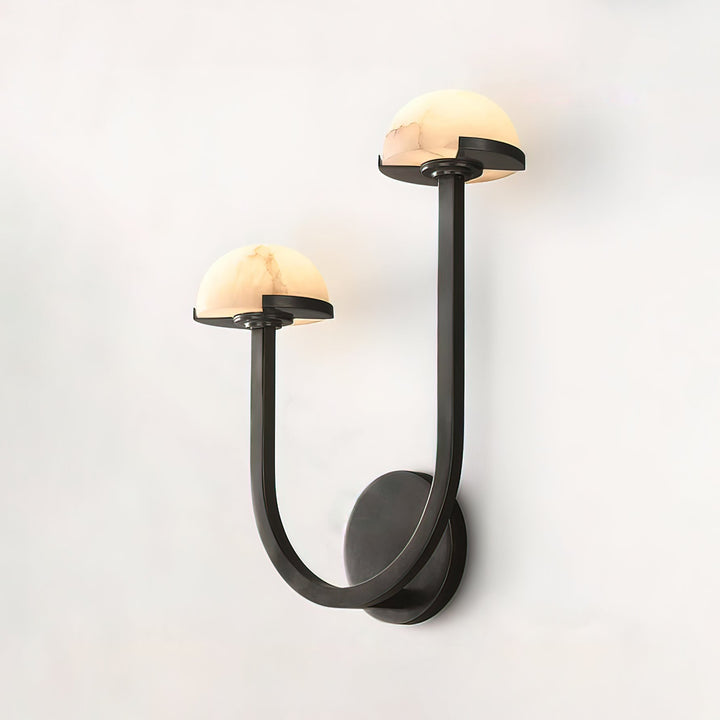 Svamp Alabaster Vägglampa