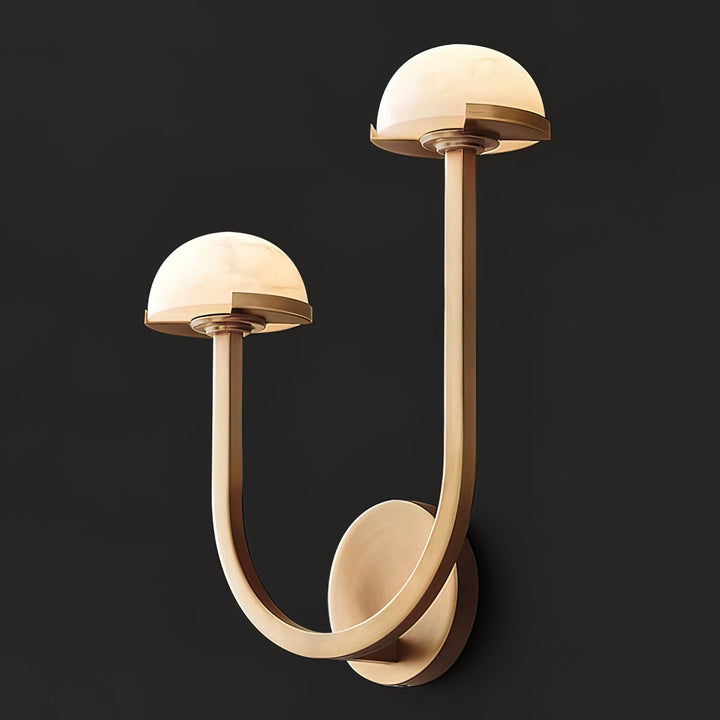 Svamp Alabaster Vägglampa