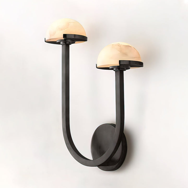 Svamp Alabaster Vägglampa