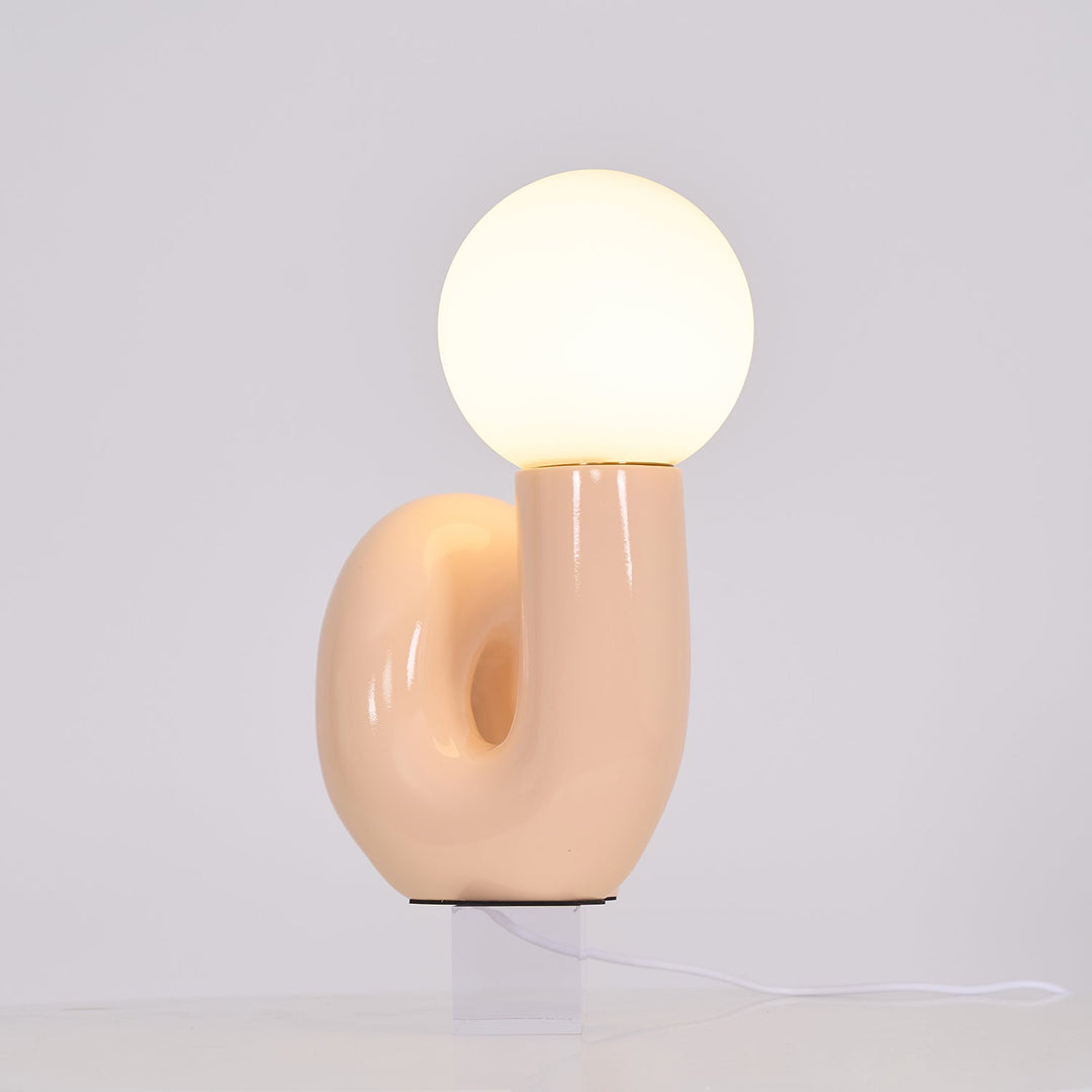 Lekfull N-formad Bordslampa