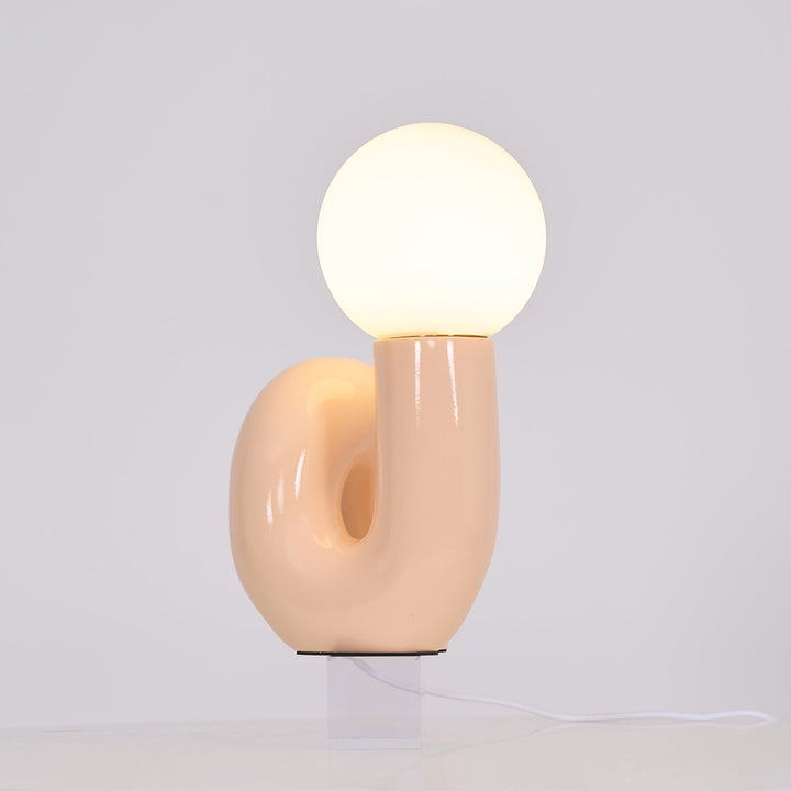 Lekfull N-formad Bordslampa