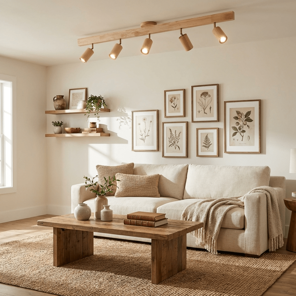Naturlig Trästråle Spotlights