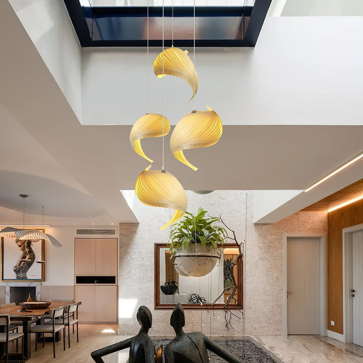 Nautilus Snäcka Hängande Lampa