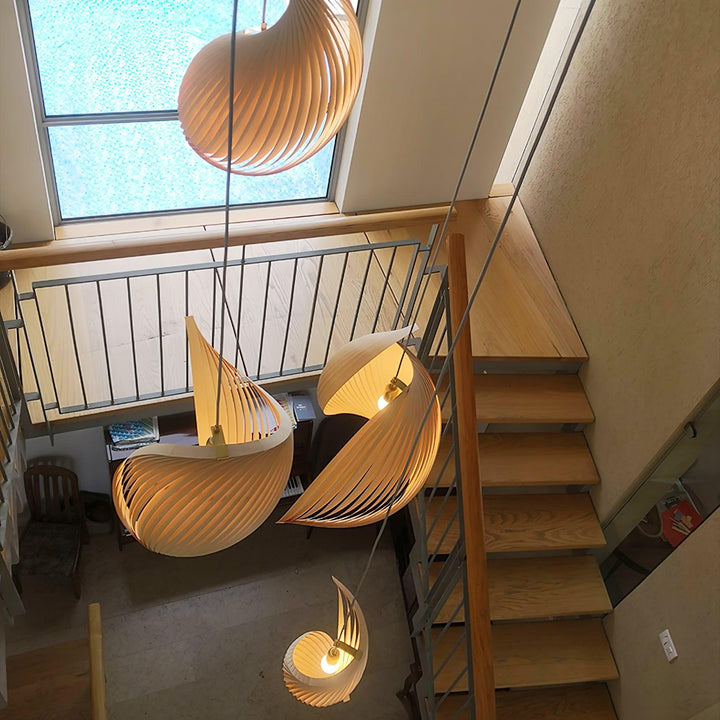 Nautilus Snäcka Hängande Lampa