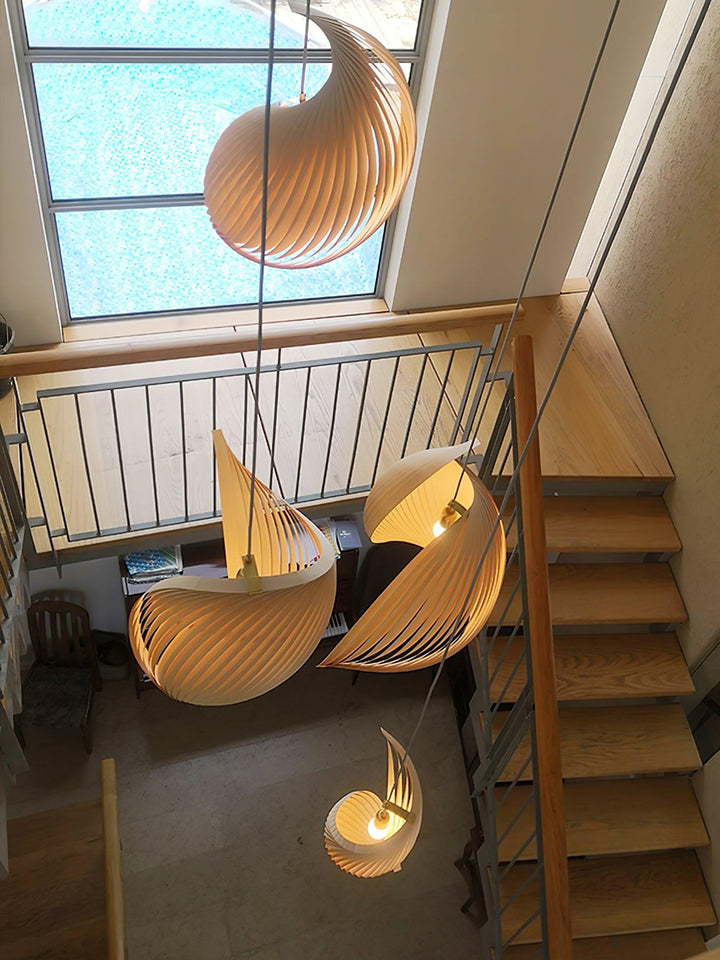 Nautilus Snäcka Hängande Lampa