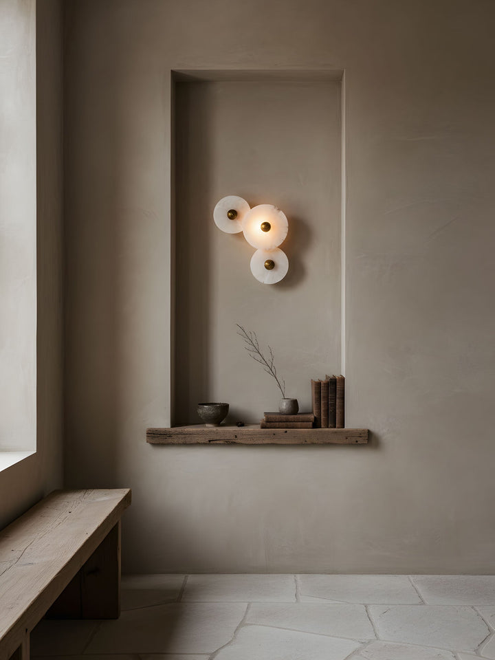 Nayra Alabaster Vägglampa