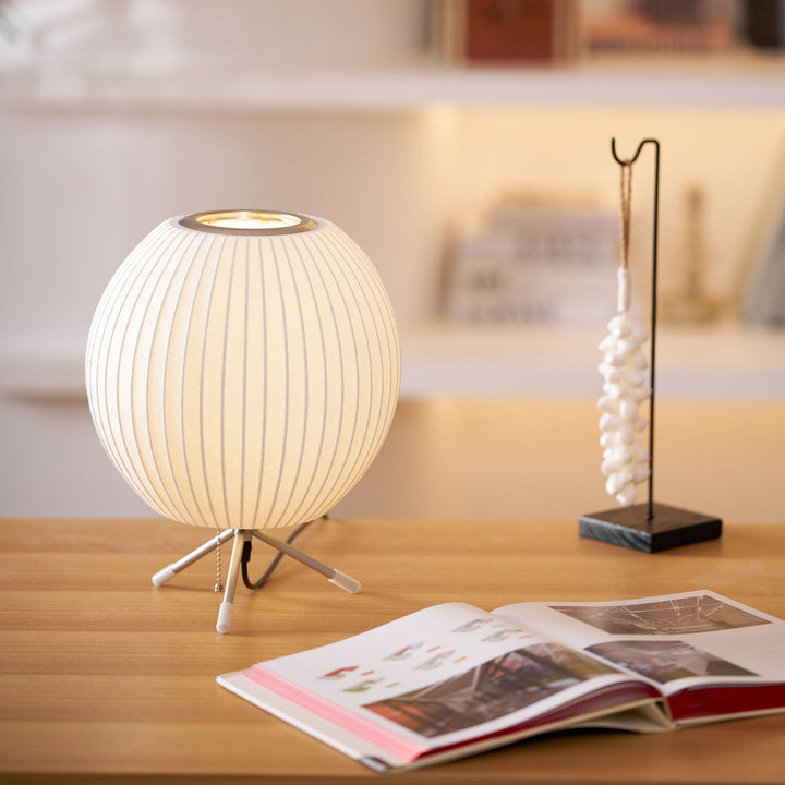 Tripod Bubble Table Lamp