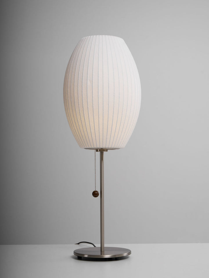 Faux Silk Bubble Bordslampa