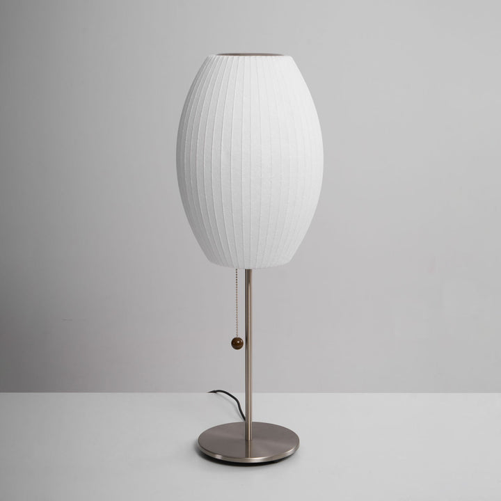 Faux Silk Bubble Bordslampa