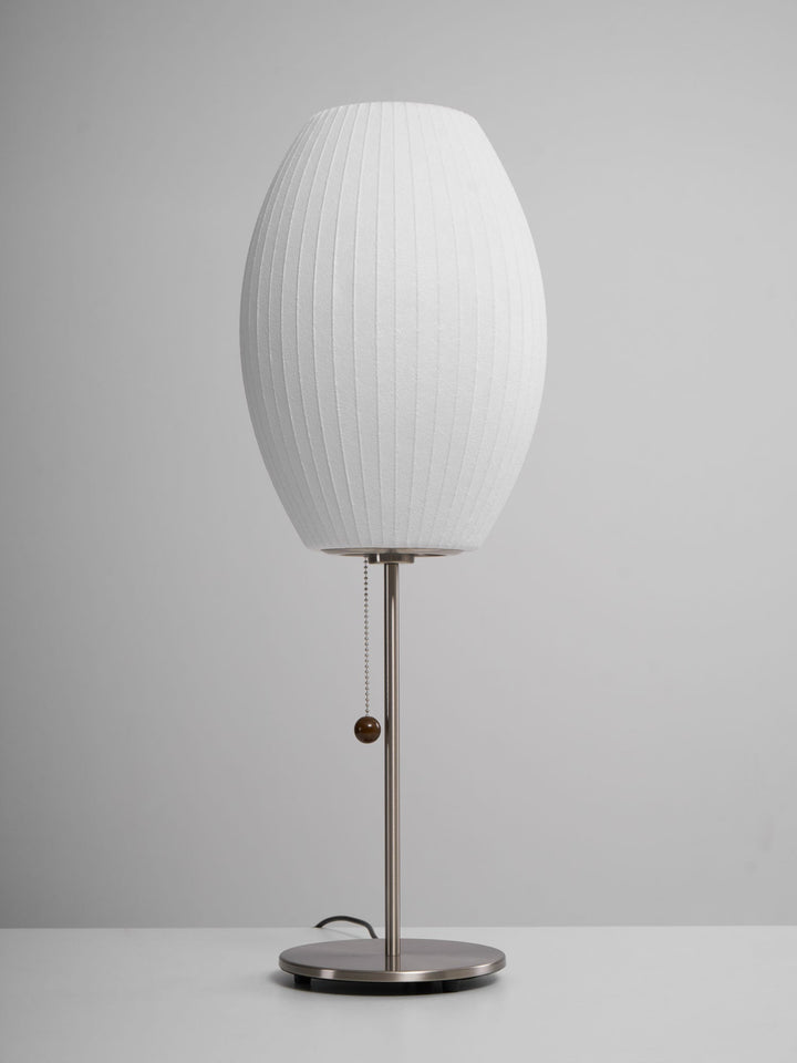 Faux Silk Bubble Bordslampa