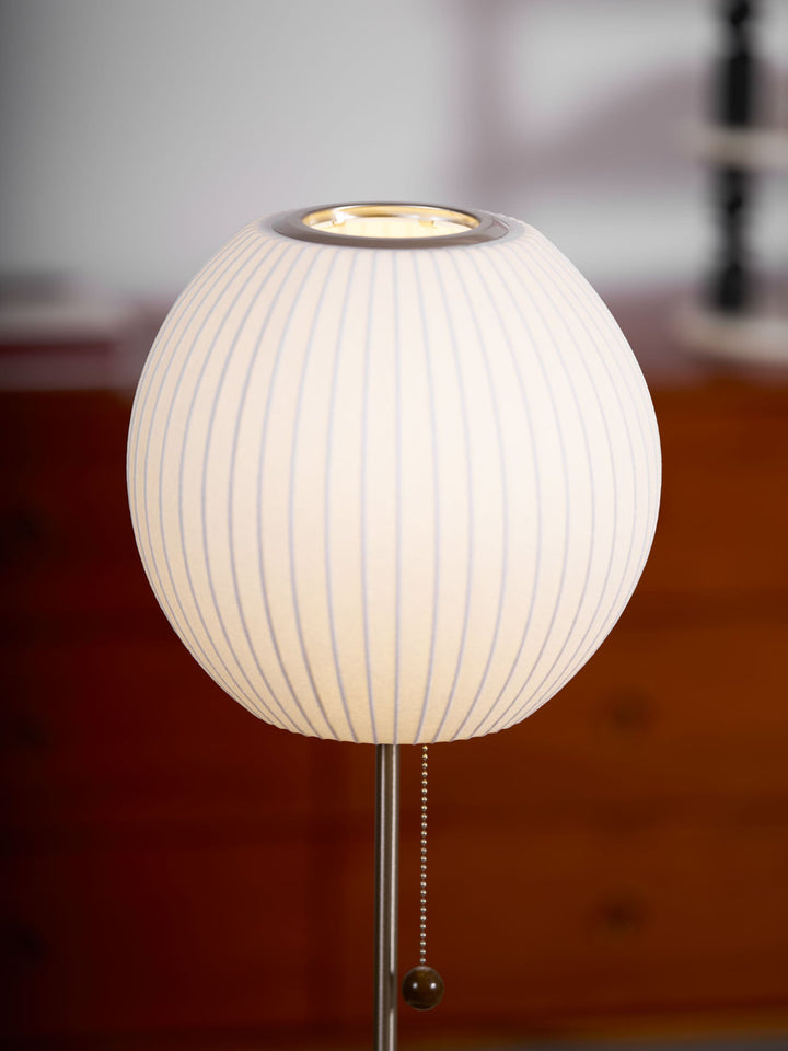 Faux Silk Bubble Bordslampa