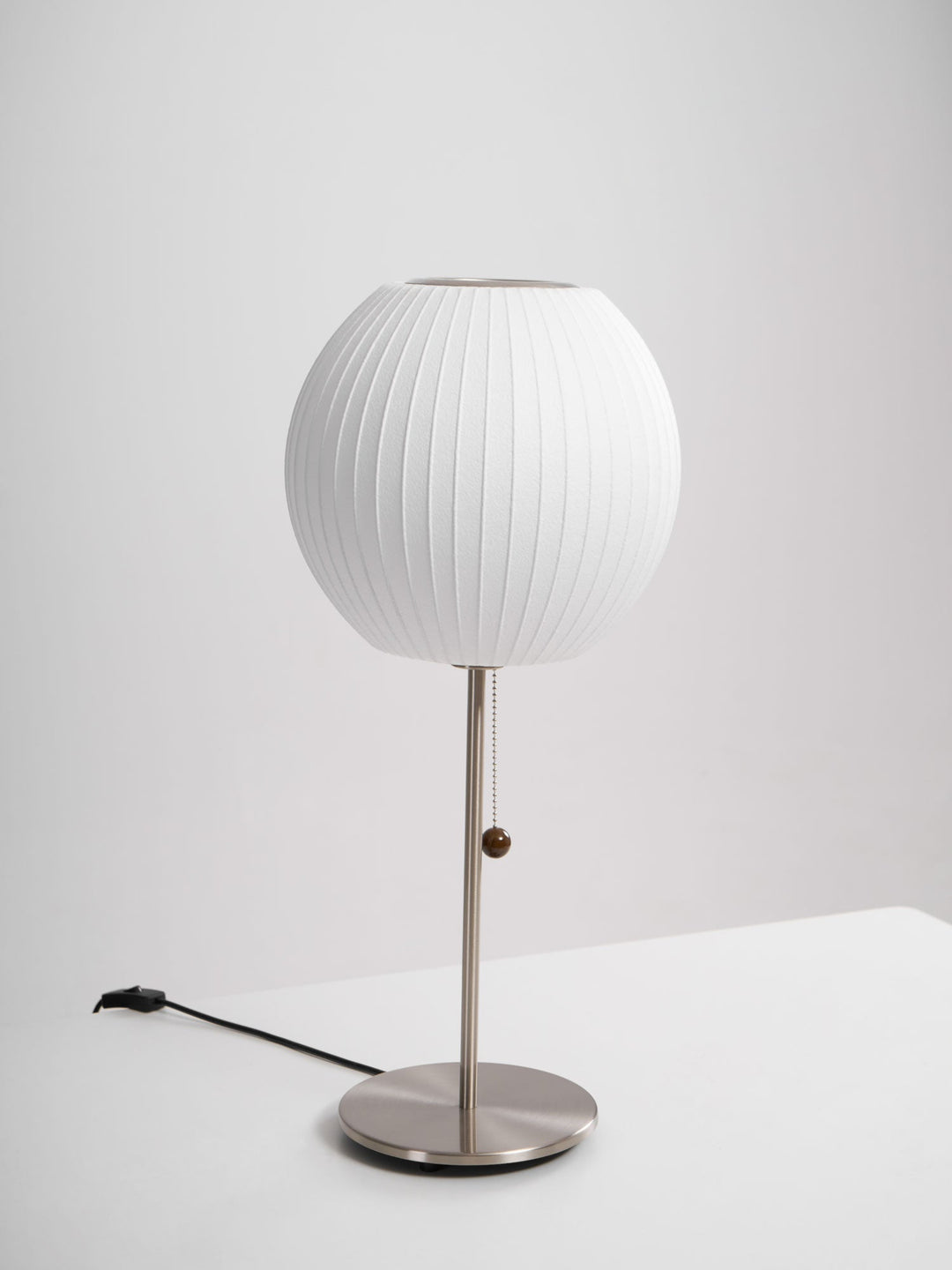 Faux Silk Bubble Bordslampa