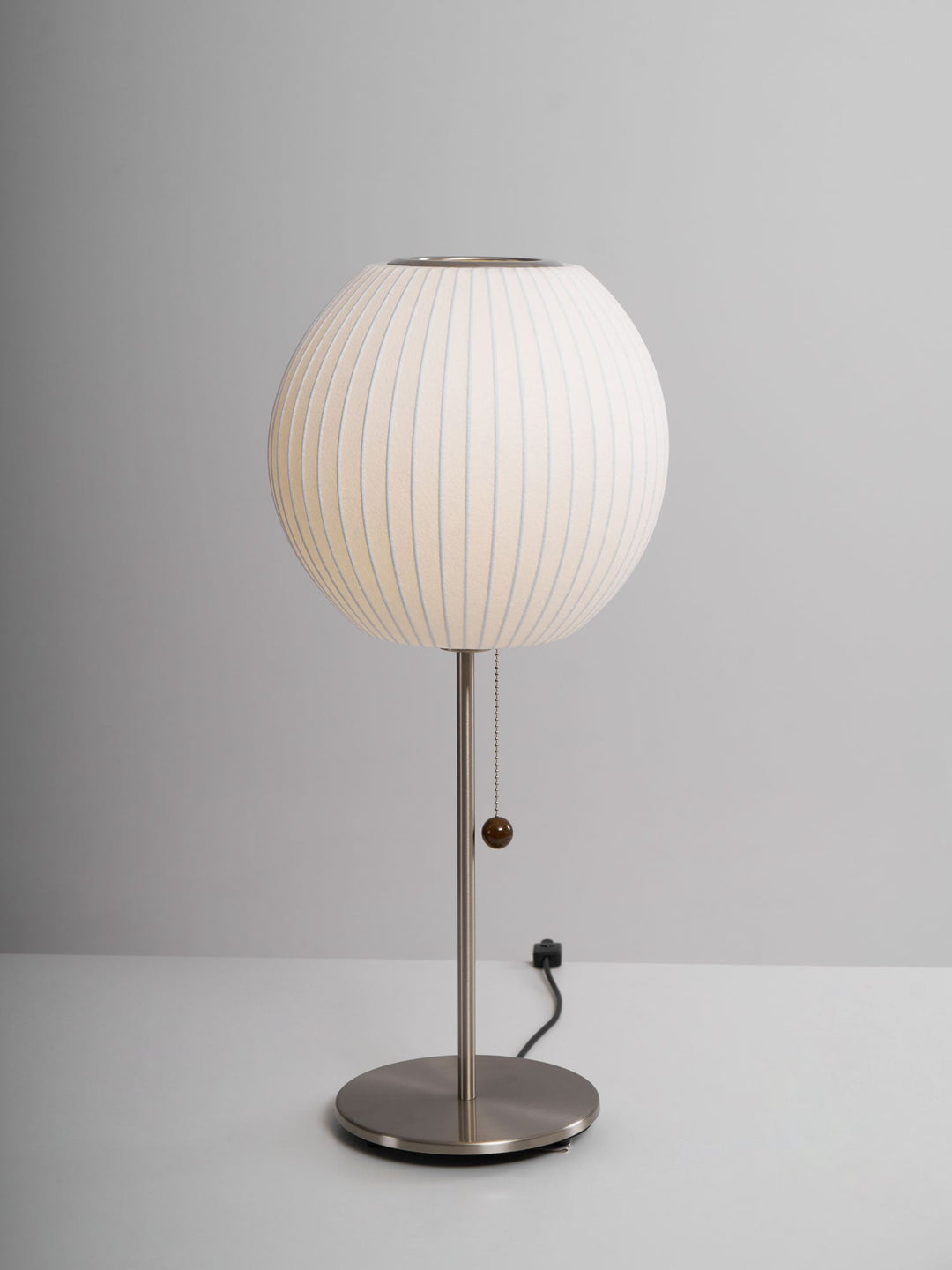 Faux Silk Bubble Bordslampa