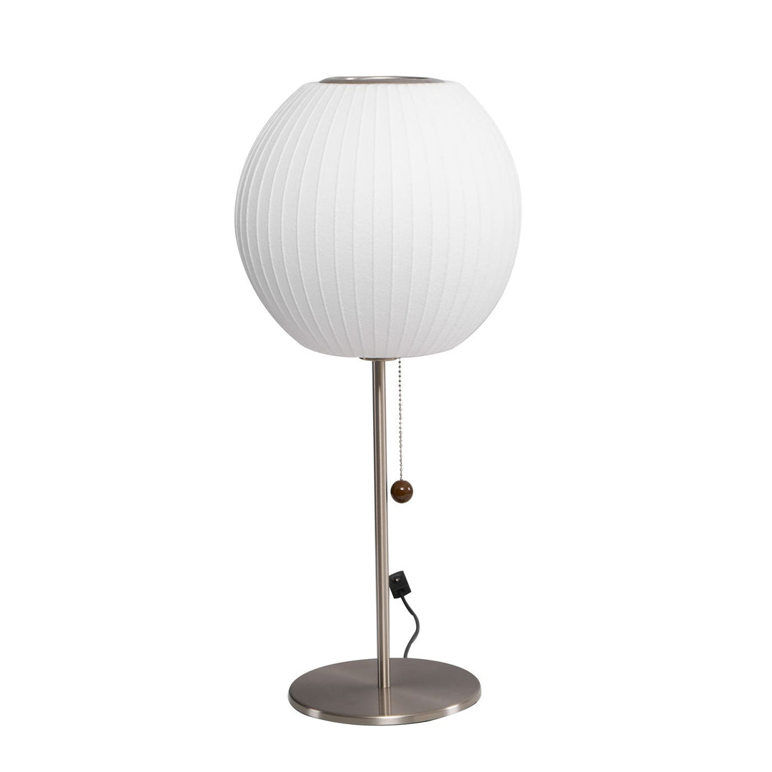 Faux Silk Bubble Bordslampa