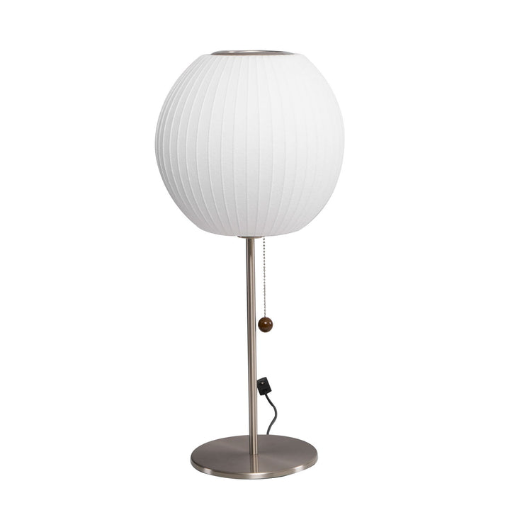Faux Silk Bubble Bordslampa