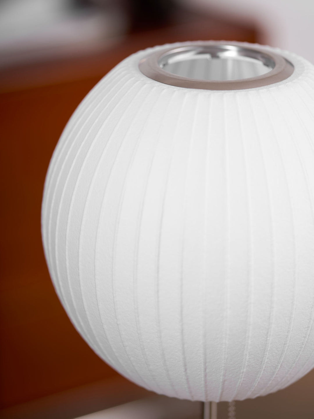 Faux Silk Bubble Bordslampa