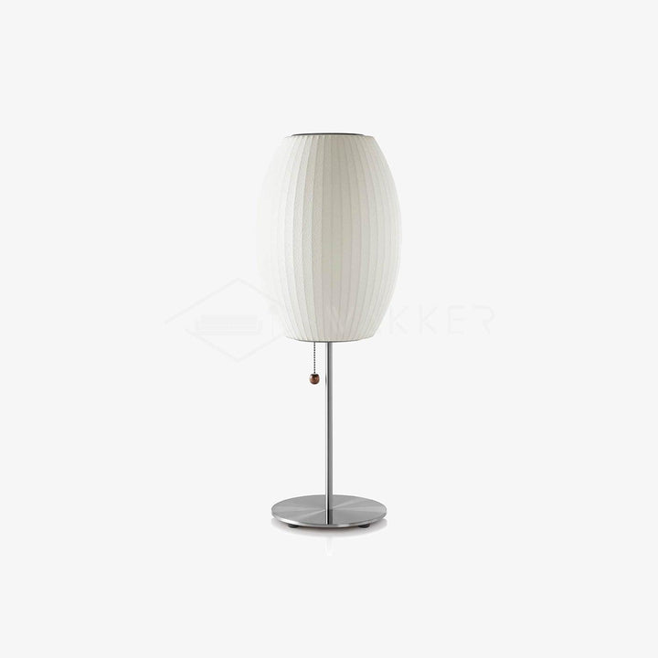 Faux Silk Bubble Bordslampa