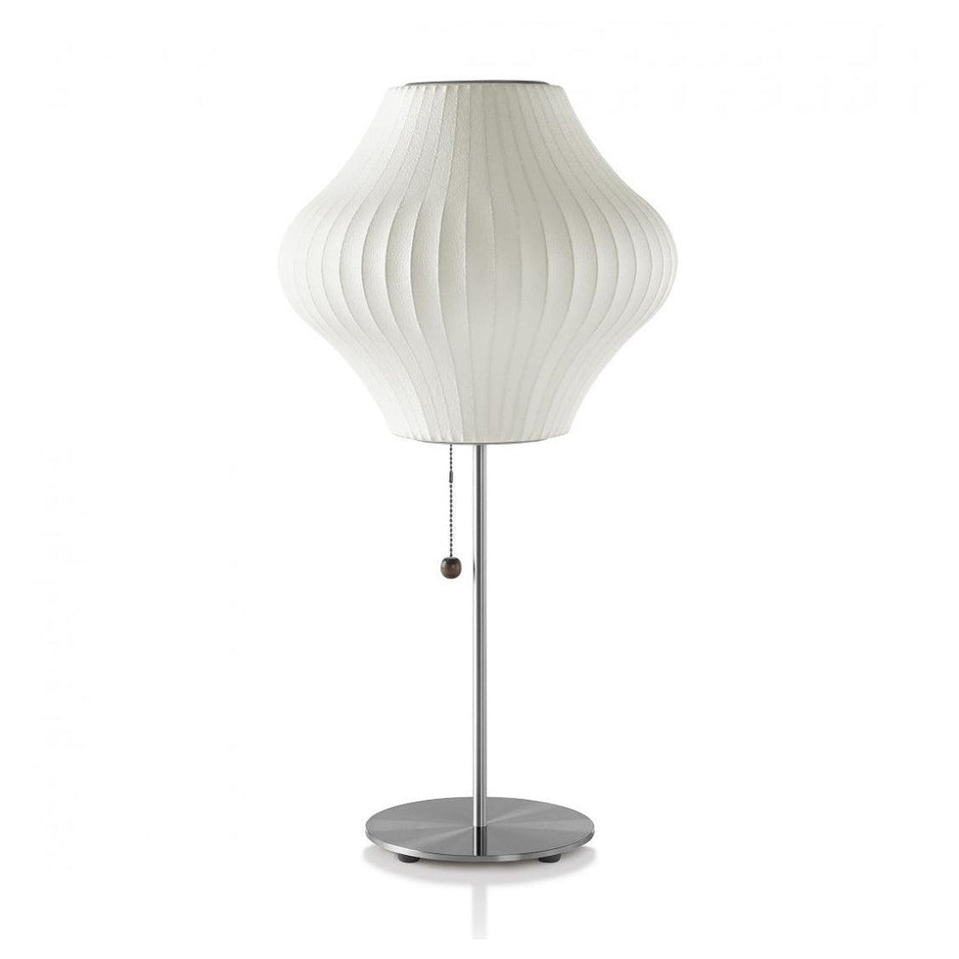 Faux Silk Bubble Bordslampa