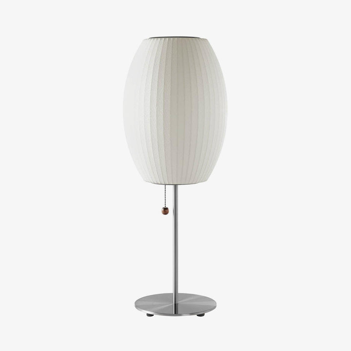 Faux Silk Bubble Bordslampa
