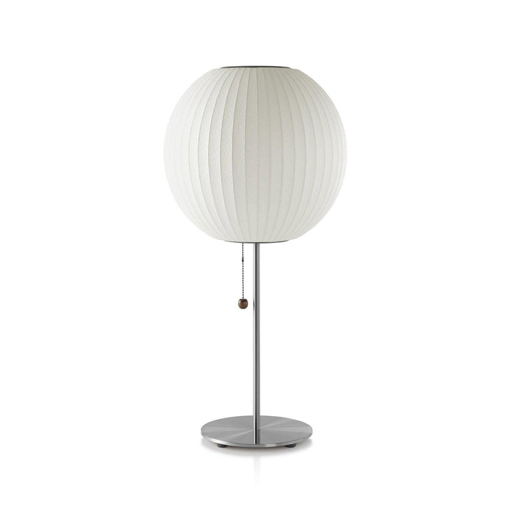 Faux Silk Bubble Bordslampa