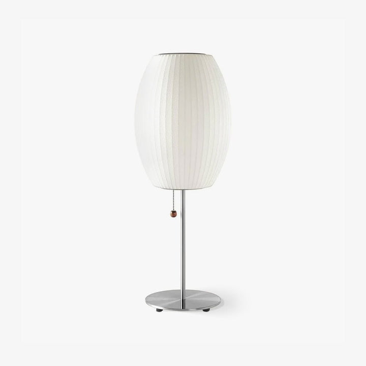 Faux Silk Bubble Bordslampa