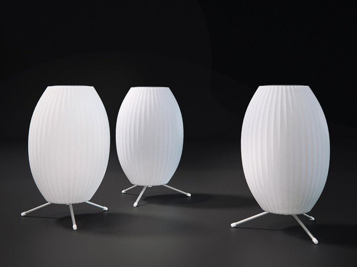 Tripod Bubble Table Lamp