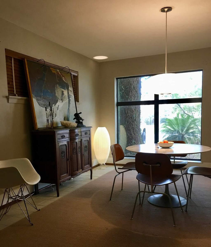 Tripod Bubble Table Lamp