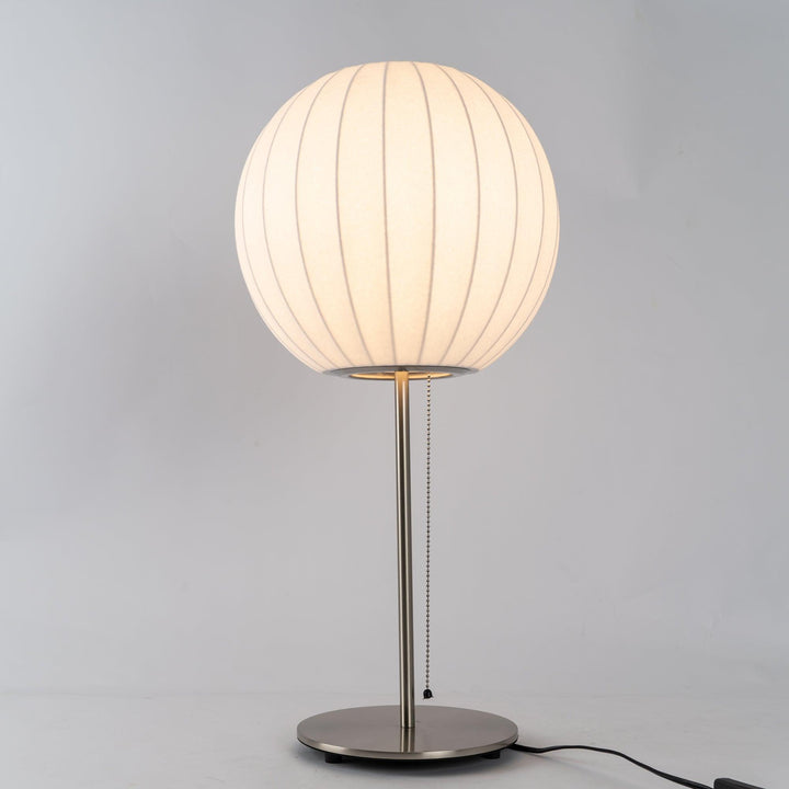 Faux Silk Bubble Bordslampa
