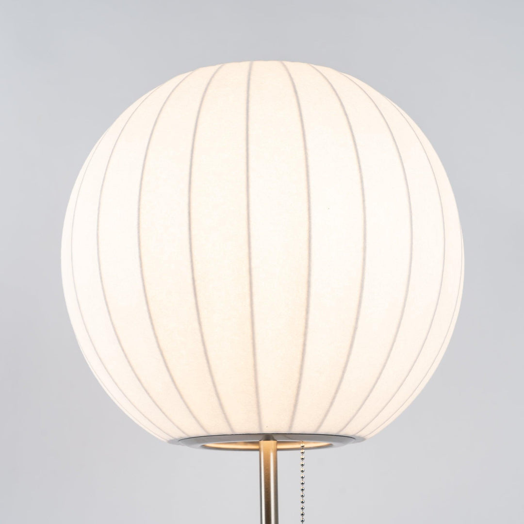 Faux Silk Bubble Bordslampa