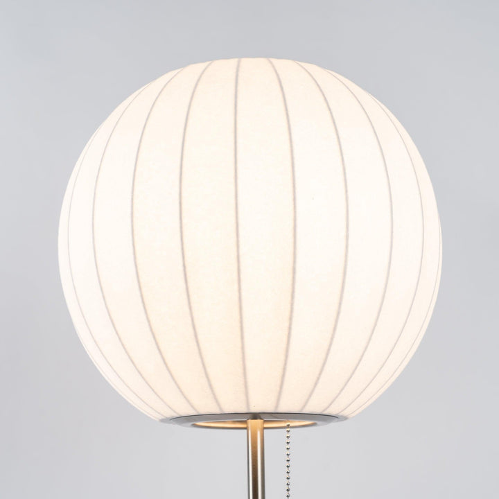 Faux Silk Bubble Bordslampa