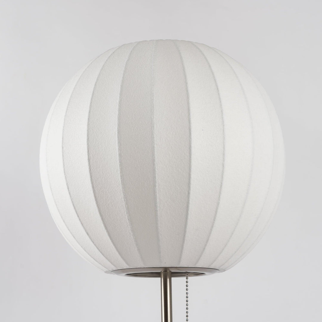 Faux Silk Bubble Bordslampa