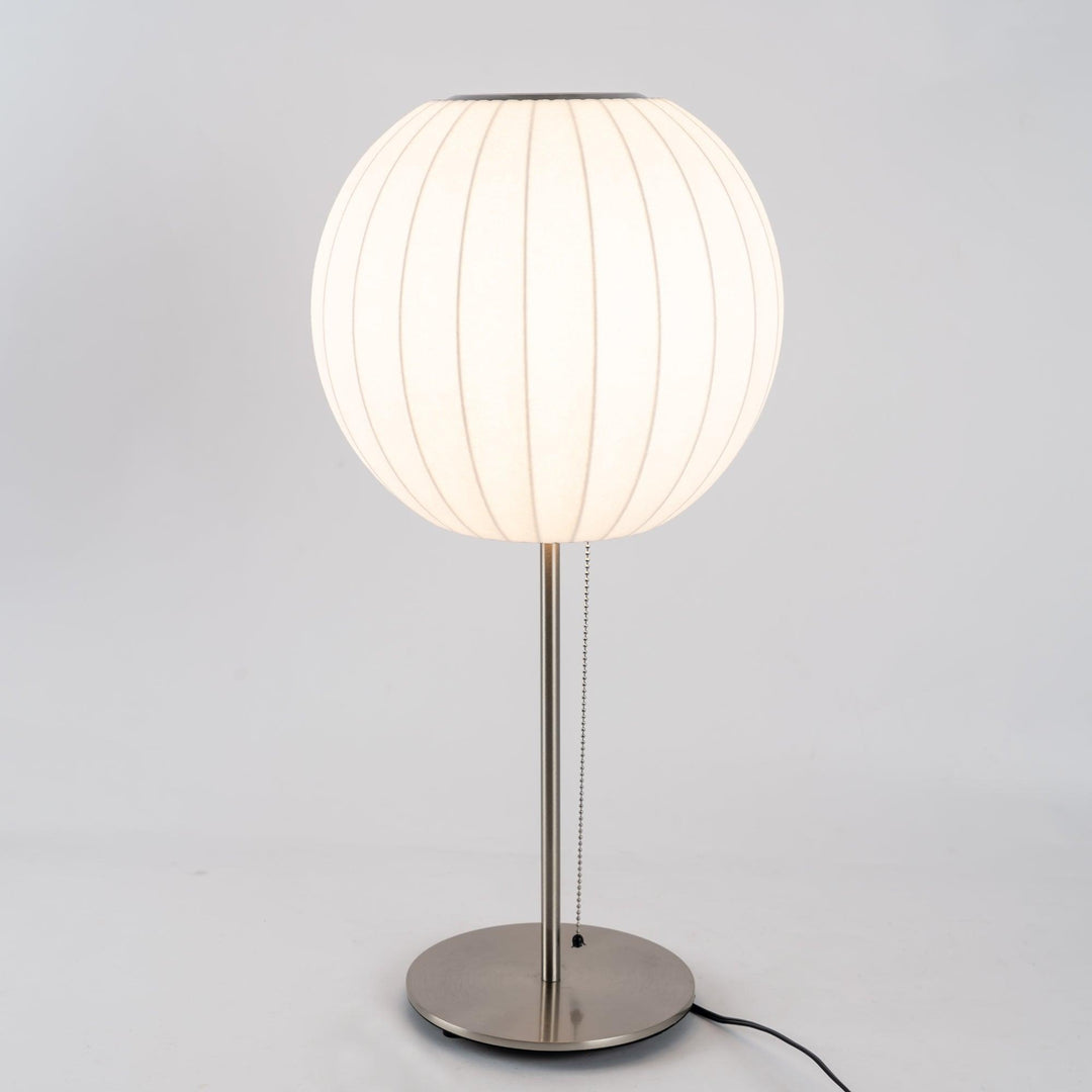 Faux Silk Bubble Bordslampa