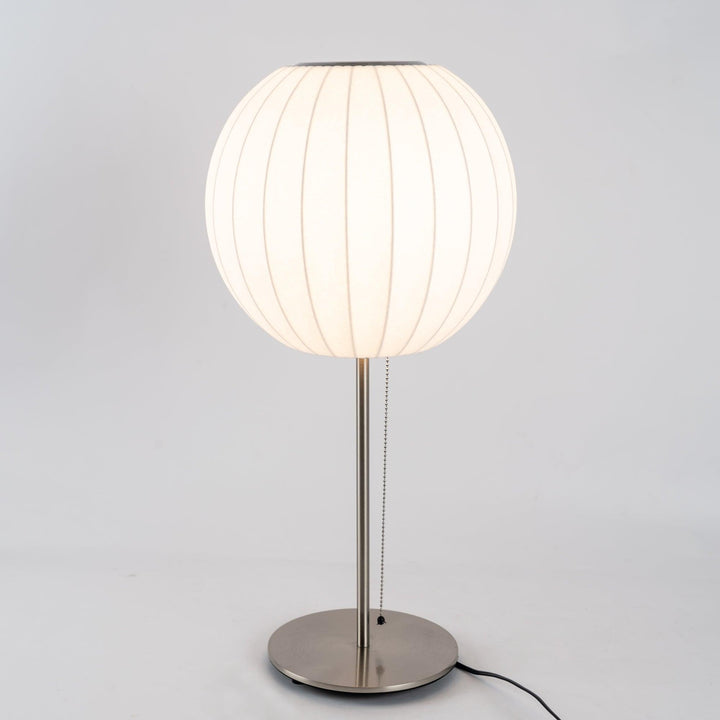 Faux Silk Bubble Bordslampa
