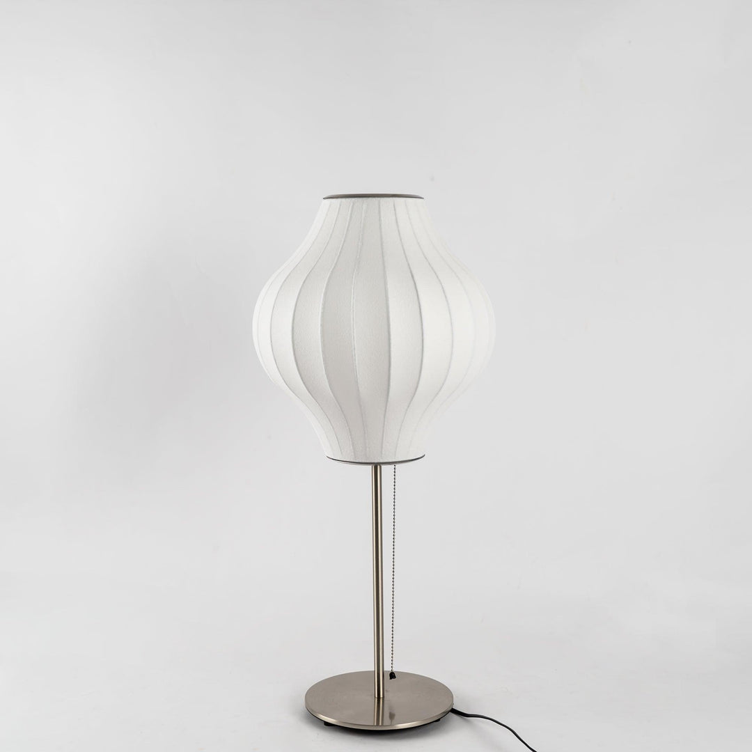 Faux Silk Bubble Bordslampa