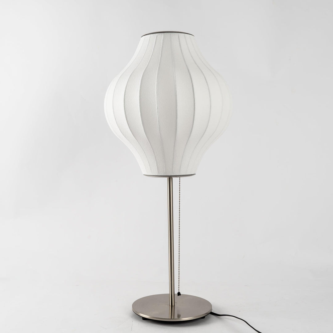 Faux Silk Bubble Bordslampa