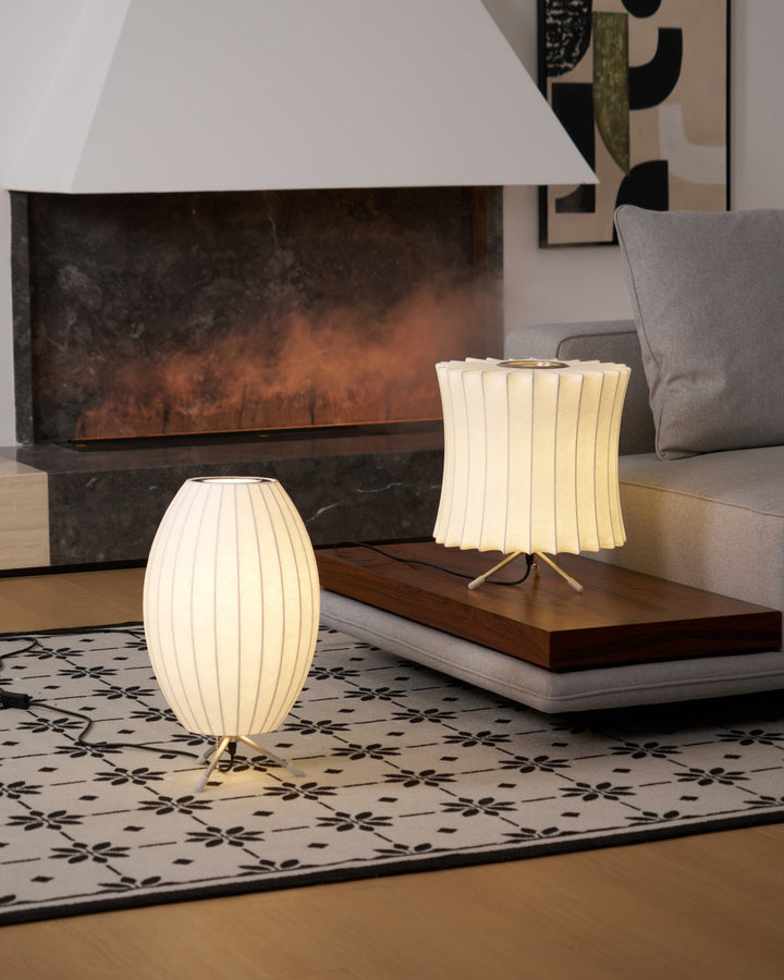 Tripod Bubble Table Lamp