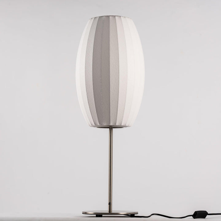 Faux Silk Bubble Bordslampa