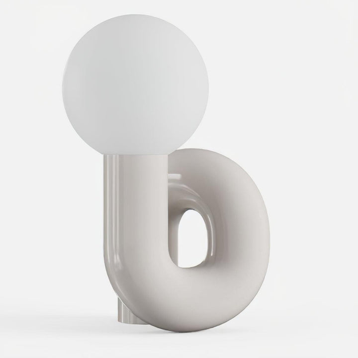Lekfull N-formad Bordslampa