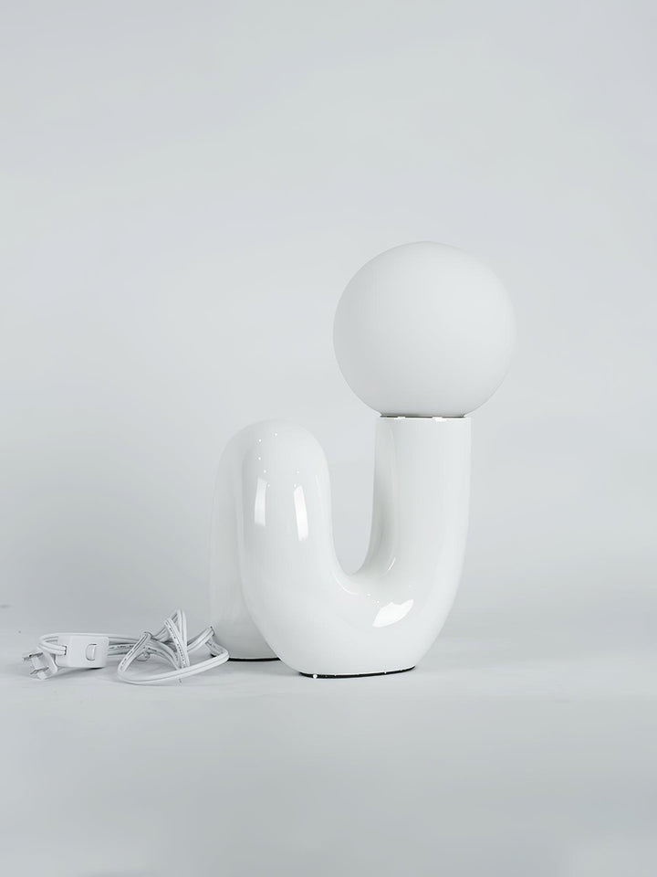 Lekfull N-formad Bordslampa