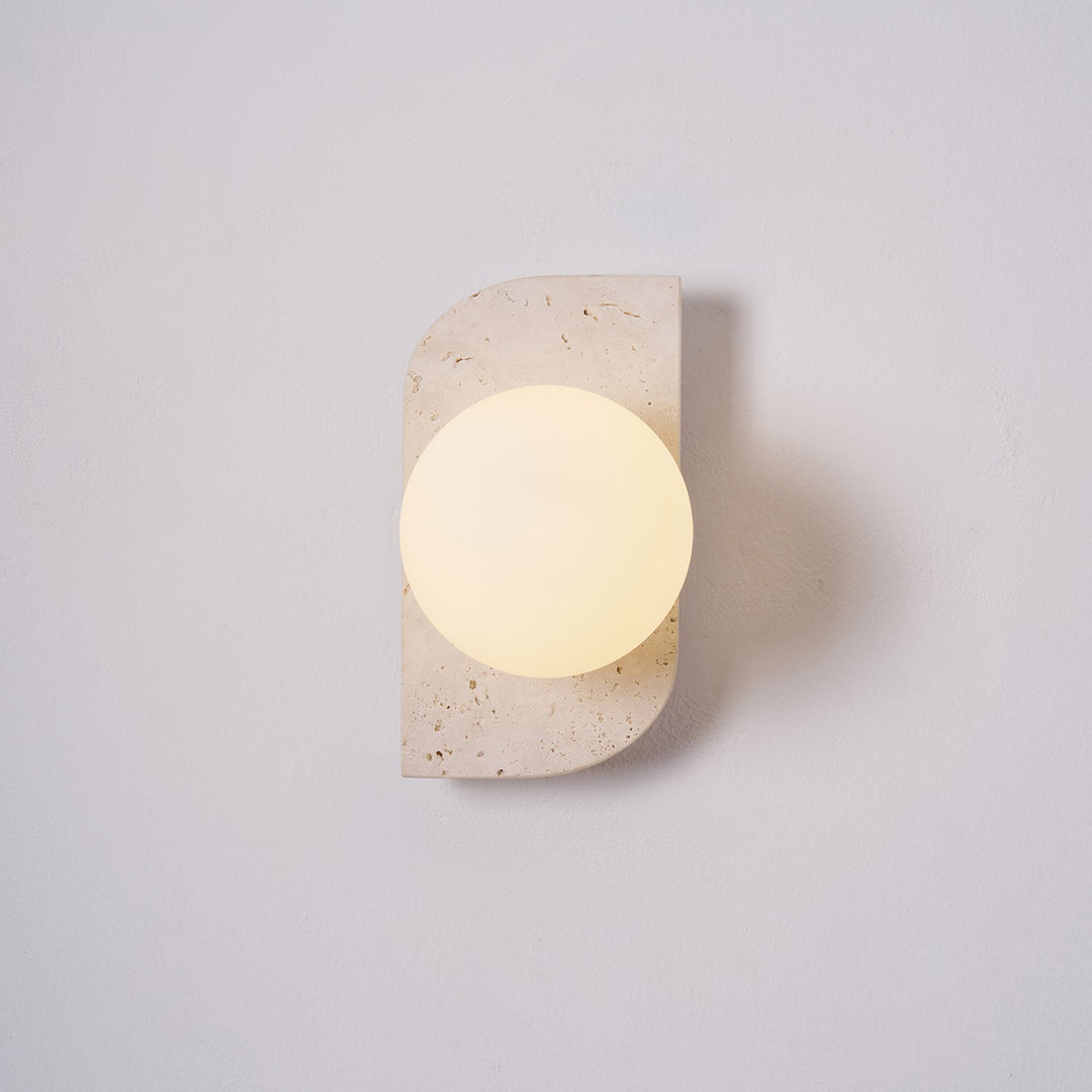Elysian Travertine Vägglampa