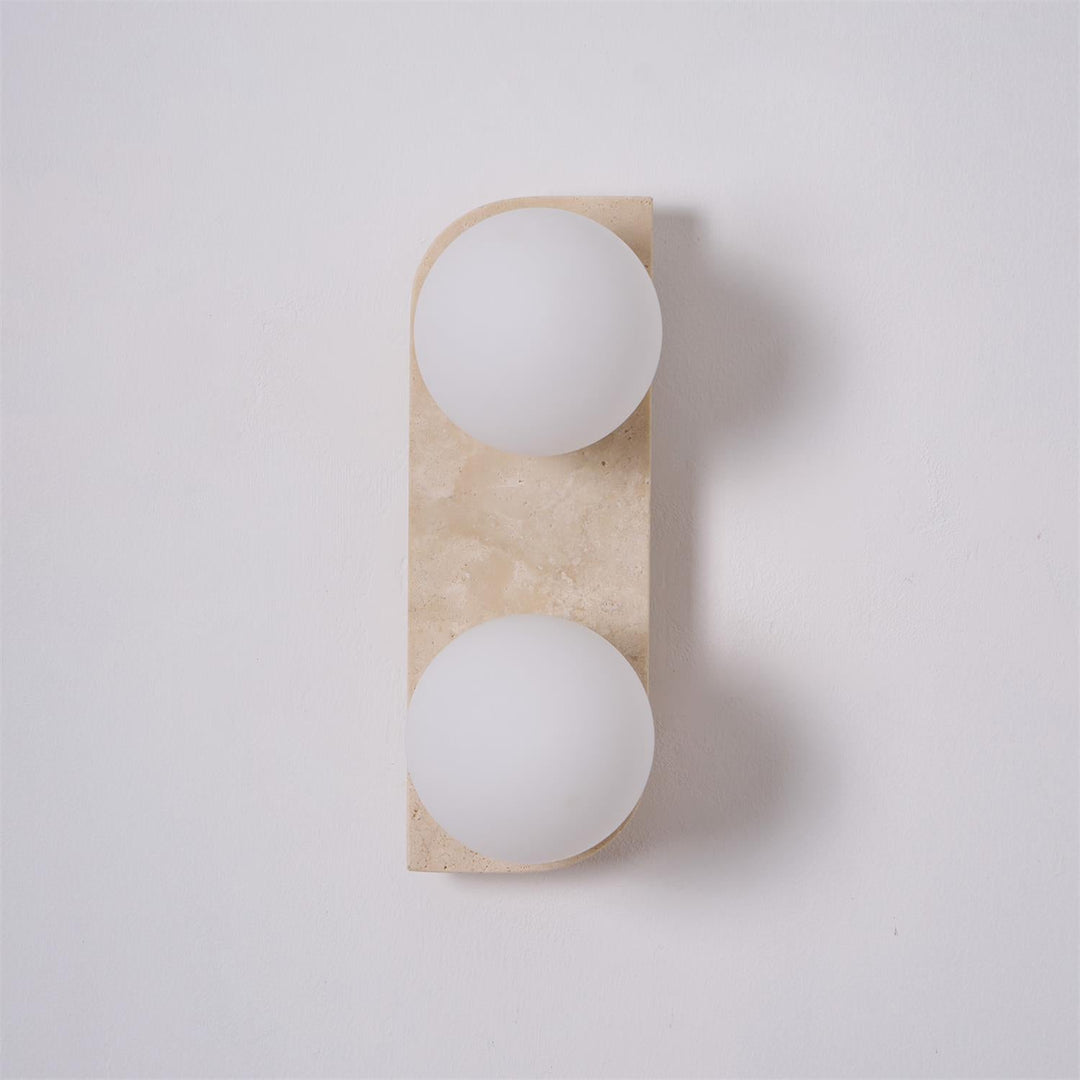 Elysian Travertine Vägglampa