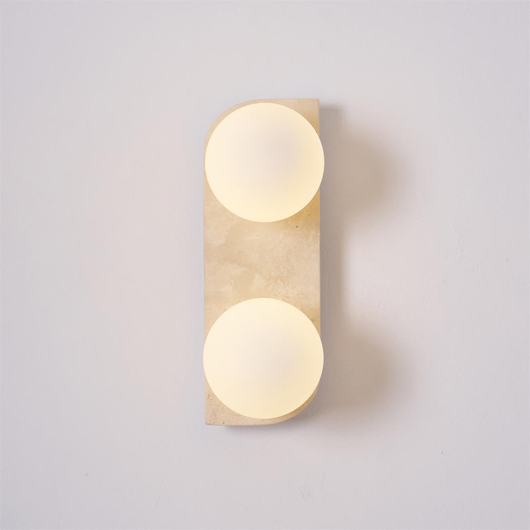 Elysian Travertine Vägglampa