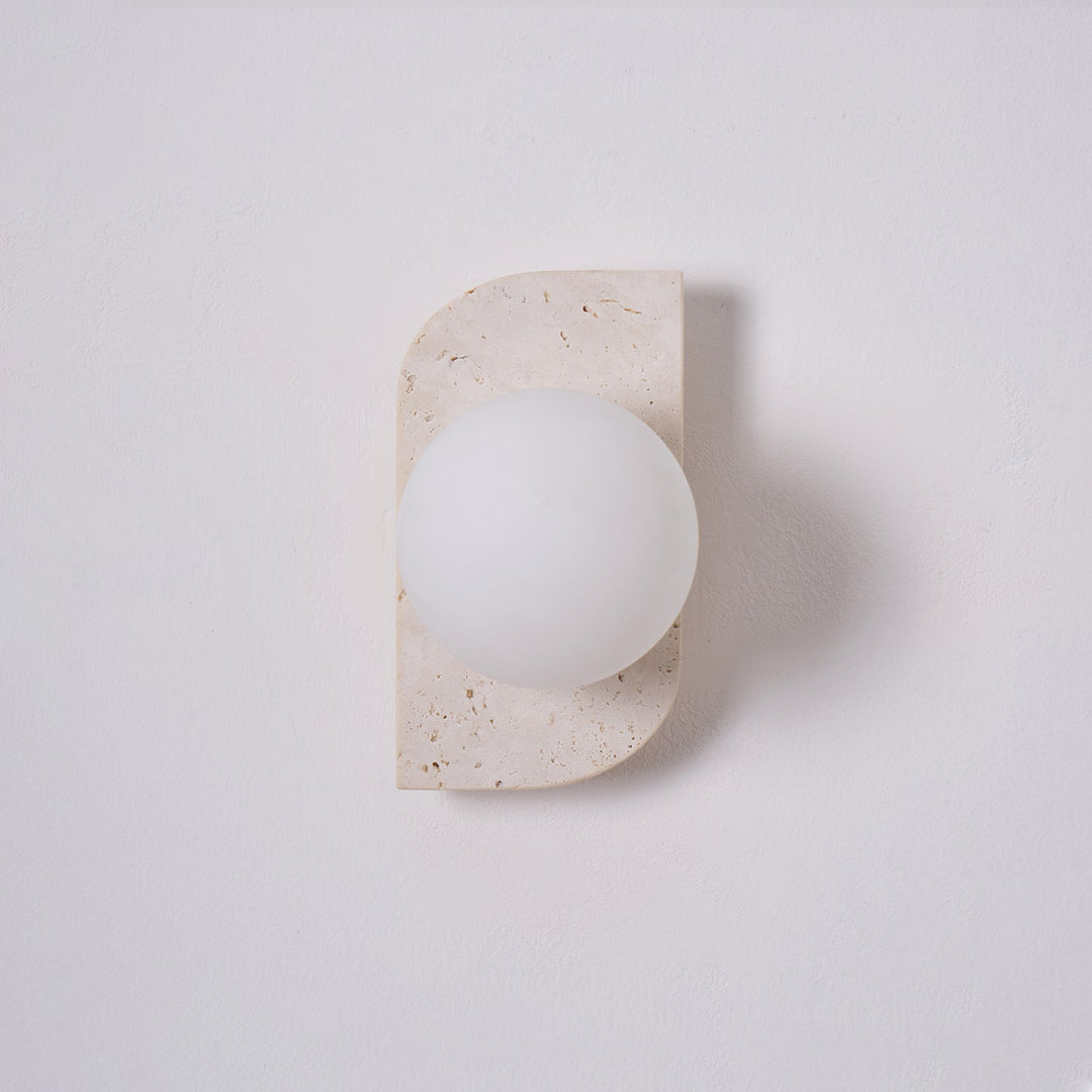 Elysian Travertine Vägglampa