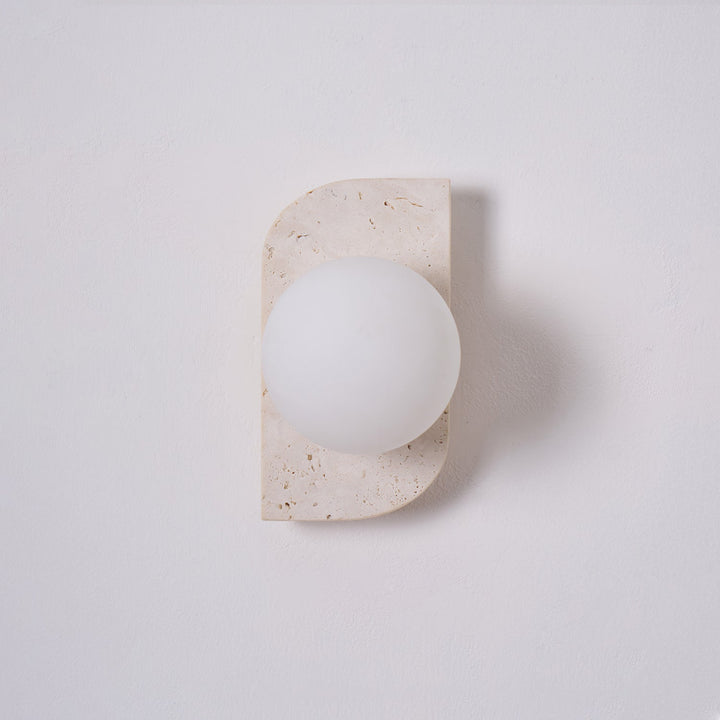 Elysian Travertine Vägglampa