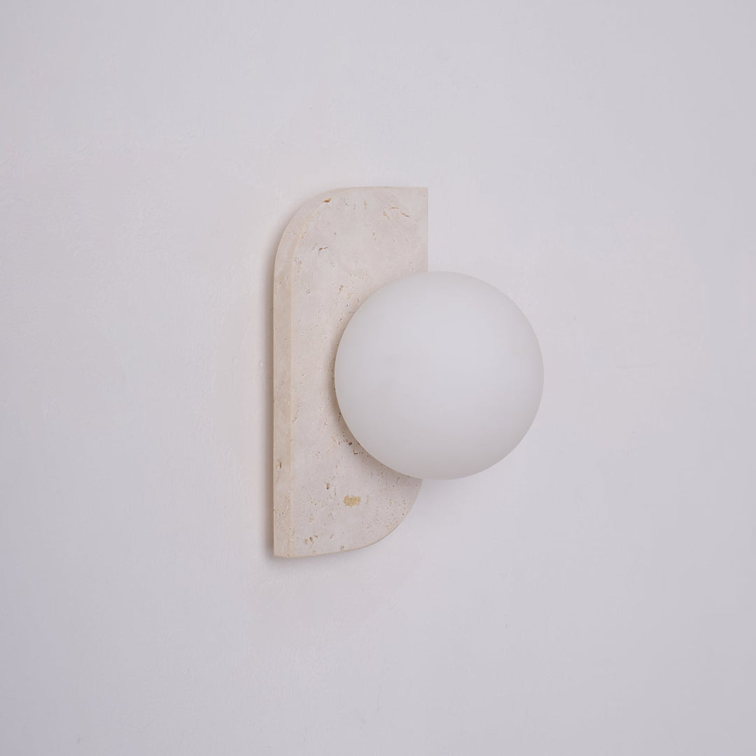 Elysian Travertine Vägglampa